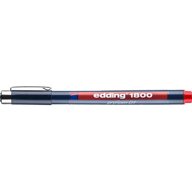 edding, EDDING Profipen 1800 0.10-0.25mm 1800-2-01 rot