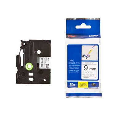 PTOUCH, PTOUCH Flexitape lamin. schwarz/weiss TZe-FX221 zu PT-550 9 mm
