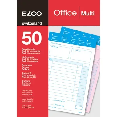 Elco, ELCO Multifunktion A5 74595.19 60g 50x2 Blatt