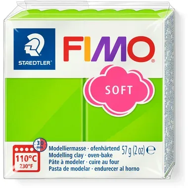 STAEDTLER, FIMO Knete Soft 57g 8020-50 gr&uuml;n