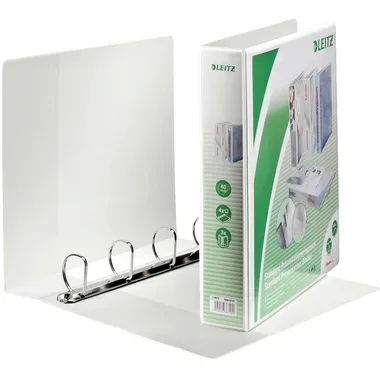 Leitz, LEITZ Pr&auml;sentationsringbuch A4 42860001 weiss 4R 40mm