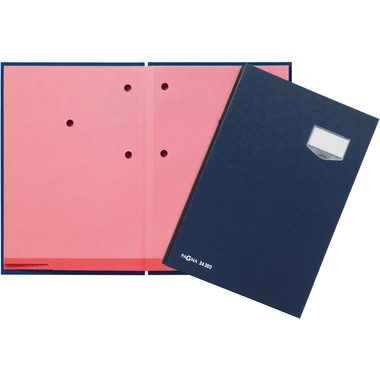 PAGNA, PAGNA Unterschriftsmappen DE LUXE A4 24202-02 blau 20 F&auml;cher