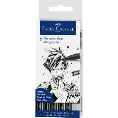 Faber-Castell, Faber-Castell - Tuschezeichner Set, Black