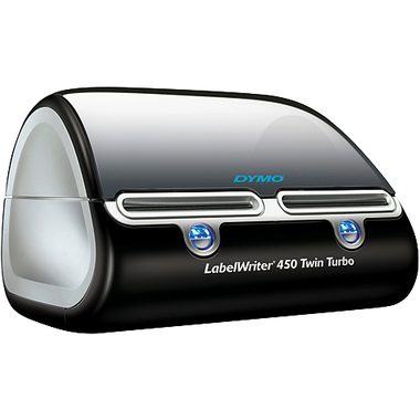 Dymo, DYMO LabelWriter 450 Twin Turbo Etiketten-Drucker Thermodirekt 300 x 600 dpi Etikettenbreite (max.): 56 mm USB