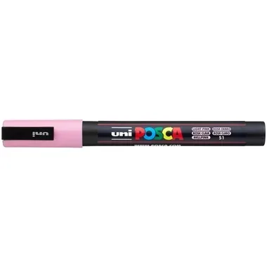uni-ball, UNI-BALL Posca Marker 0,9-1,3mm PC-3M L.PINK rose clair