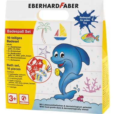 EBERHARD FABER, EBERHARD FABER Badespass Box 524116 5 Farben, Schablonen
