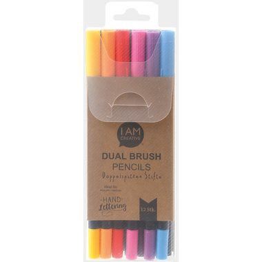 I am Creative, I AM CREATIVE Dual Brush Pencils 4005.66 wasserbasis, 12 St&uuml;ck