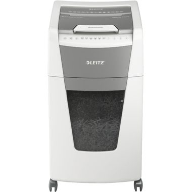 Leitz, LEITZ Aktenvernichter IQ 8016-20-00 Mikroschnitt Grau, Weiss