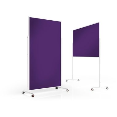 magnetoplan, MAGNETOPLAN Design-Moderatorentafel VP 1181111 Filz. violett 1000x1800mm
