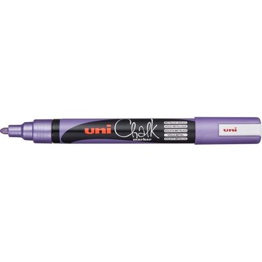 uni-ball, UNI-BALL Chalk Marker 1.8-2.5mm PWE-5M METALLIC VIOLET Metallic violett