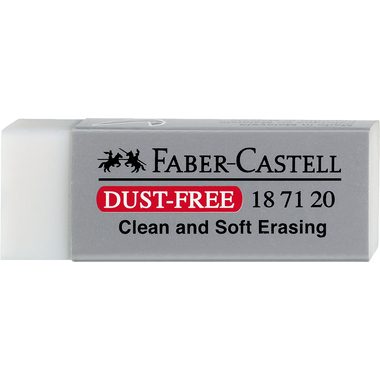 Faber-Castell, Faber-Castell - Radiergummi, 6.2X2.15X1.15CM, Weiss