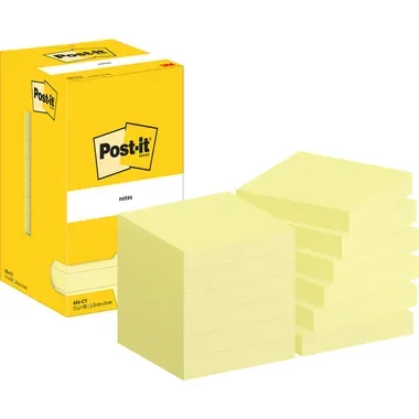 Post-it, POST-IT Block 76x76mm 654 CY Gelb 12x100 Blatt