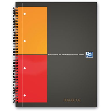 OXFORD, OXFORD Filingbook A4+ 100100739 kariert 5mm, 80g 100 Blatt