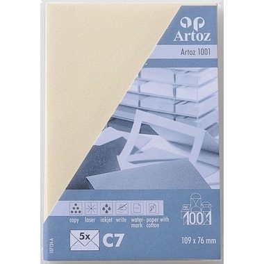Artoz, ARTOZ Couverts 1001 C7 107134182 100g, chamois 5 St&uuml;ck