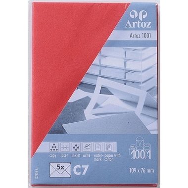 Artoz, ARTOZ Couverts 1001 C7 107134185 100g, rot 5 St&uuml;ck