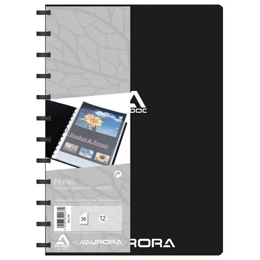 ADOC, ADOC Sichtbuch A4 5832.700 schwarz