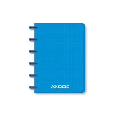 ADOC, ADOC Notizheft Pap-Ex A6 2044.104 kariert blau