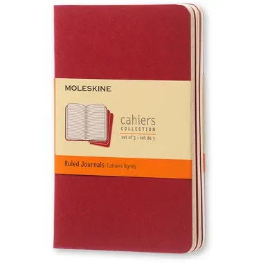 MOLESKINE, MOLESKINE - Notizbuch Set, DIN A6, Rot