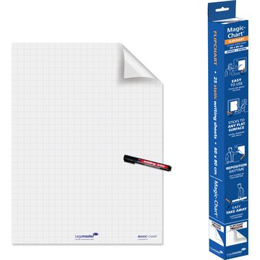 LEGAMASTER Magic-Chart Flipchart Folie 7-159000 60cm 25 Blatt