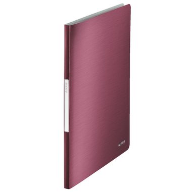 Leitz, LEITZ Sichtbuch Style PP A4 39590028 granat rot 40 H&uuml;llen