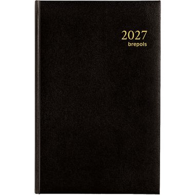 Brepols, BREPOLS Agenda Saturnus Lima Ku. 2026 0.216.1256 1T/1S schwarz 13.5x21cm