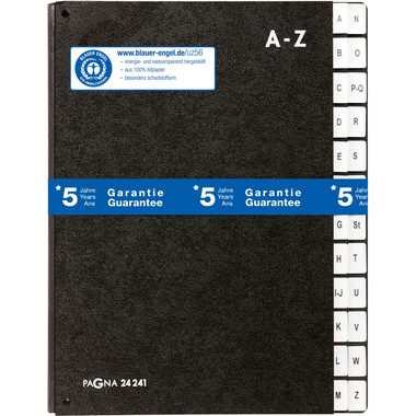PAGNA, PAGNA Vorordner A4 24241/04 schwarz A-Z