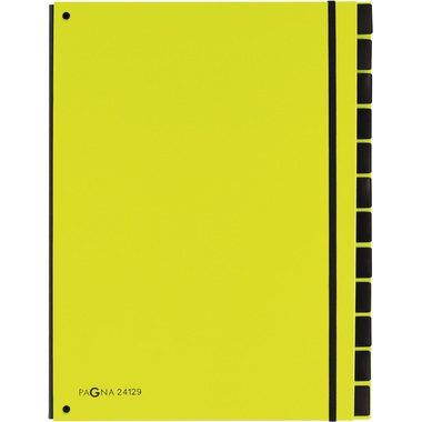 PAGNA, PAGNA Pultordner Trend A4 24129-17 lindgr&uuml;n 12 F&auml;cher