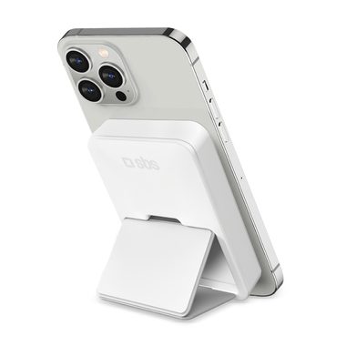 SBS, SBS, Mag Charge, Magnetische kabellose 5000-mAh-Powerbank mit Standfunktion, Produkte & Wohnen