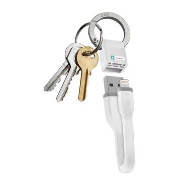 SBS, SBS, Lightning, Netz und Ladekabel USB - Lightning mit Schlüsselanhänger, Produkte & Wohnen
