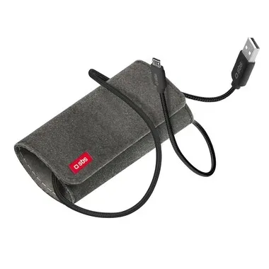 SBS, SBS, Micro USB, Ladekabel mit Reise-Etui, Produkte & Wohnen