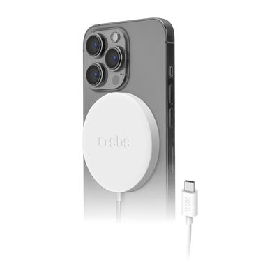 SBS, SBS, Ladepad, Kabelloses Ladegerät für Android und iPhone 16/15/14/13/12, Produkte & Wohnen