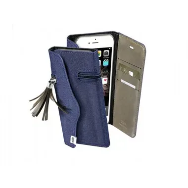 SBS, SBS, Klapphülle, Schutzhülle Denim in Jeans im BOOK-Stil für iPhone 6/6S , Produkte & Wohnen