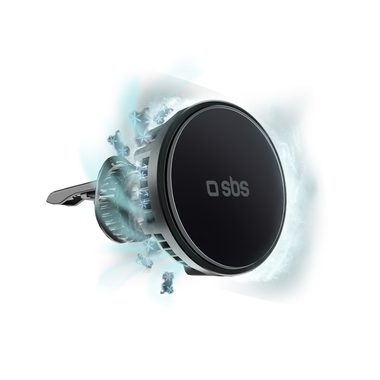 SBS, SBS, Wireless, Handyhalterung mit Lüfter und kabelloser 15-W-Aufladung, Produkte & Wohnen
