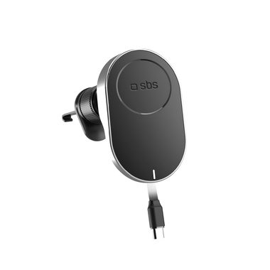 SBS, SBS, Auto, Autohalterung mit einziehbarem Kabel und kabellosem Laden mit MagSafe-Kompatibilität, Produkte & Wohnen