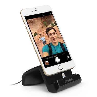 SBS, SBS, Haus, Tischhalterung mit Ladefunktion für iPhone mit Blitzlicht-Anschluss, Produkte & Wohnen