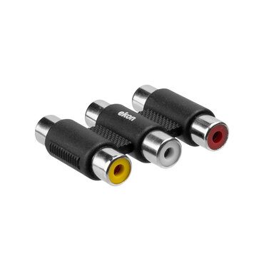 EKON, EKON, Videoadapter, 3 RCA-Adapter, Produkte & Wohnen
