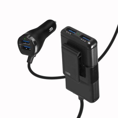 SBS, SBS, Schnellladung, Auto-Ladegerät mit 4 USB Anschlüssen 7000 mAh, Produkte & Wohnen