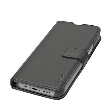SBS, SBS, Klapphülle, Book Case Wallet für iPhone 15 Pro mit Standfunktion, Produkte & Wohnen