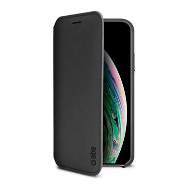 SBS, SBS, Klapphülle, Hülle Book Elegance für iPhone XS/X, Produkte & Wohnen