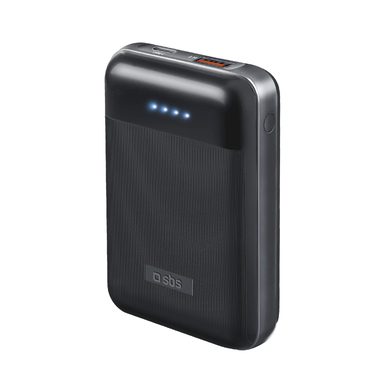 SBS, SBS, Power Delivery, Powerbank Power Delivery 20W bei 10.000 mAh, matt gerändelt, Produkte & Wohnen