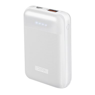 SBS, SBS, Power Delivery, Powerbank Power Delivery 20W bei 10.000 mAh, matt gerändelt, Produkte & Wohnen