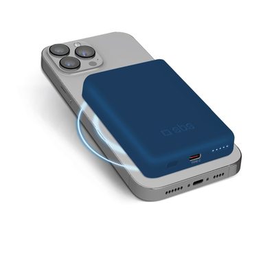 SBS, SBS, Powerbank, 5000 mAh kabellose magnetische Powerbank, Produkte & Wohnen