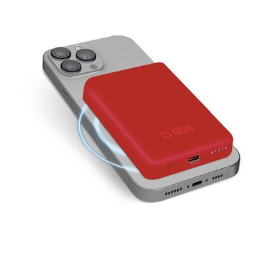 SBS, SBS, Powerbank, 5000 mAh kabellose magnetische Powerbank, Produkte & Wohnen