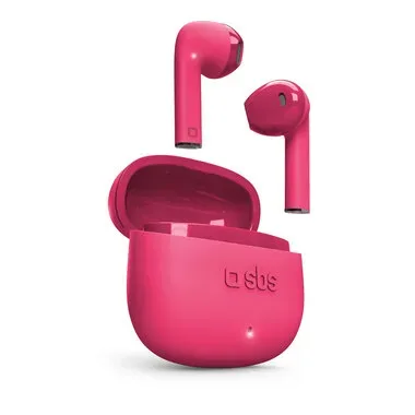 SBS, SBS True Wireless Stereo Kopfhörer mit Ladestation Rosa