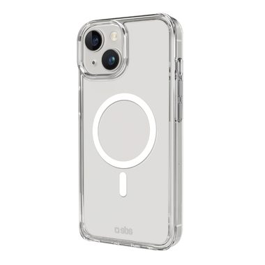 SBS, SBS, Covers, Transparente steife Hülle, kompatibel mit MagSafe-Ladefunktion für iPhone 15, Produkte & Wohnen