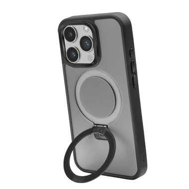 SBS, SBS, Kompatibles kabelloses Laden, MagSafe-kompatible Ladehülle mit Metallverarbeitung und Ring mit Standfunktion für iPhone 15 Pro Max, Produkte & Wohnen