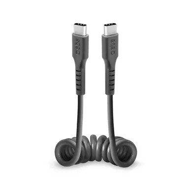 SBS, SBS Usb-C auf Usb-C Spiralkabel | 0.5 m