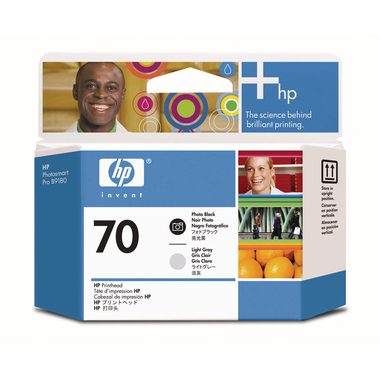 HP, HP Druckkopf 70 ph-schw./lg-grey C9407A DesignJet Z2100