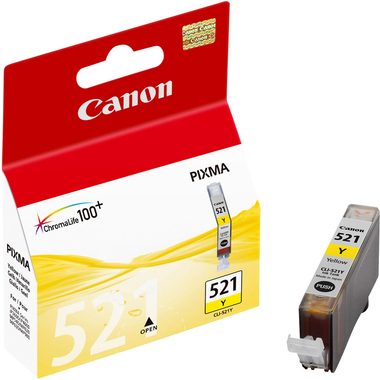 Canon, Canon CLI-521Y Original Tintenpatrone Gelb