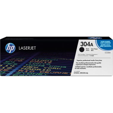 HP, HP Toner-Modul 304A schwarz CC530A Color LaserJet CP2025 3500 S.